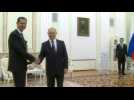 Syrie: Poutine critique l'ingérence étrangère en recevant Assad