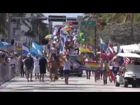 Thousands turn out for Pride Parade in Miami Beach