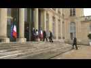 Representatives of Algeria's Harki fighters welcomes at Elysee - Label : AFPTV - First images - Category : News