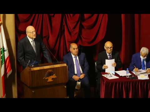 New Lebanese government hold parliament plenary session