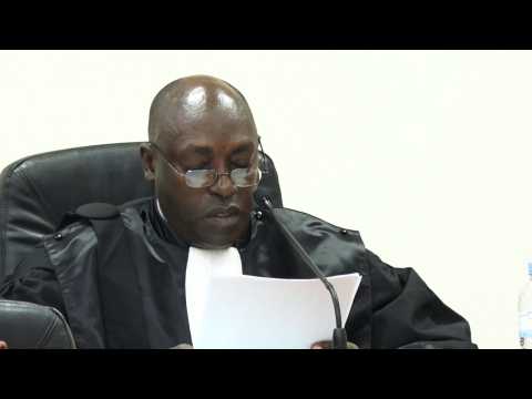Footage of Paul Rusesabagina's trial