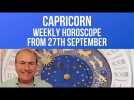 Capricorn Weekly Horoscope from 27th September 2021