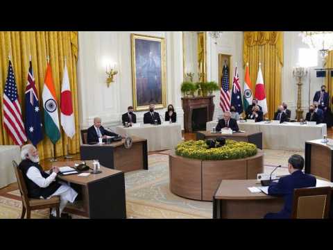 Wary of China, leaders of India, Australia, Japan and the US meet