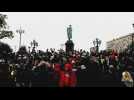 Hundreds protest in Moscow against election results