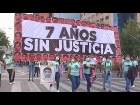 Mexicans demand justice on 7th anniversary of student abduction