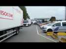 Action syndicale contre la fermeture de Logistics Nivelles