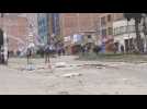 Bolivian police clashes with coca growers in La Paz