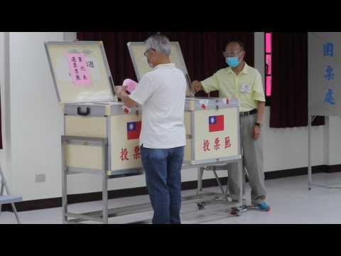 Taiwan's main opposition party KMT holds chairmanship elections