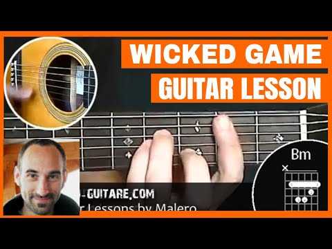 Wicked Game Guitar Lesson