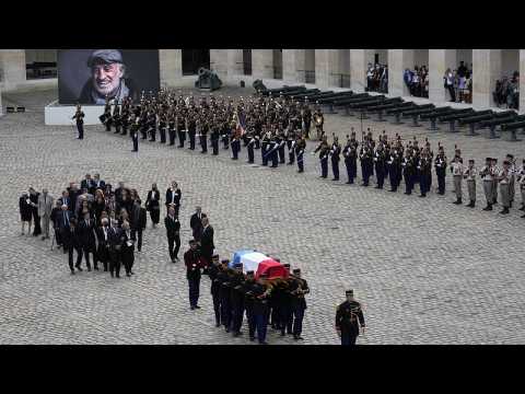 France pays rare national tribute to cinema icon Jean-Paul Belmondo