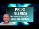 Pisces Full Moon + FREE Zodiac Forecasts - 20th/21st September 2021