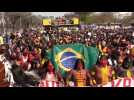 Thousands of indigenous women march in Brazil for their ancestral rights