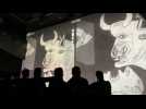 Picasso's Guernica shown in HD at the Ars Electronica festival in Austria