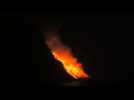 Lava from Spain's volcano reaches ocean