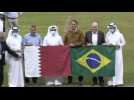 Brazilian President visits Qatar's Lusail Stadium in Doha