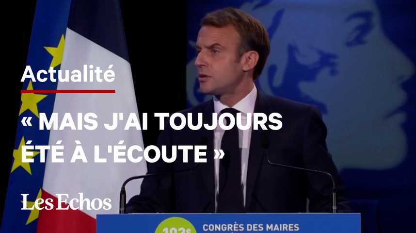 Illustration pour la vidéo Emmanuel Macron : « J'assume ne pas avoir été maire »