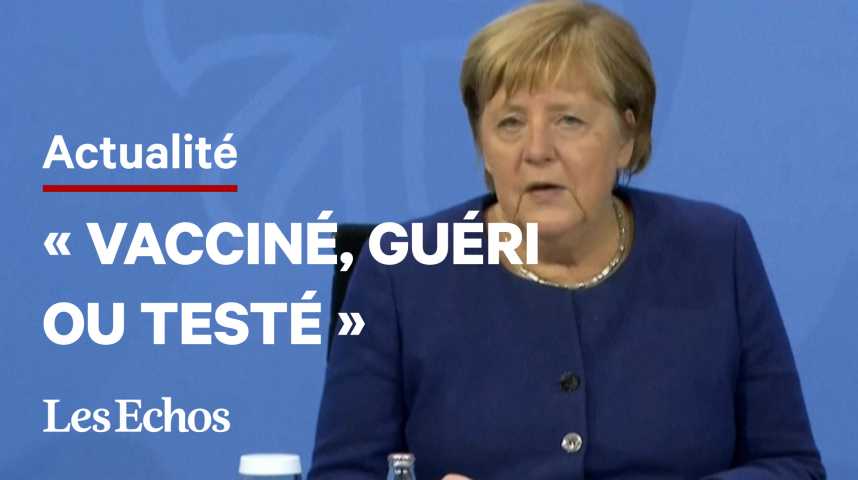 Illustration pour la vidéo Covid-19 en Allemagne : « la situation est hautement dramatique », selon Angela Merkel