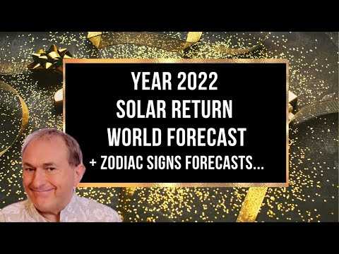Year 2022 Solar Return World Forecast + FREE Zodiac Forecasts