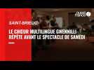 Répétition à Saint-Brieuc du chSur multilingue Gwennilli