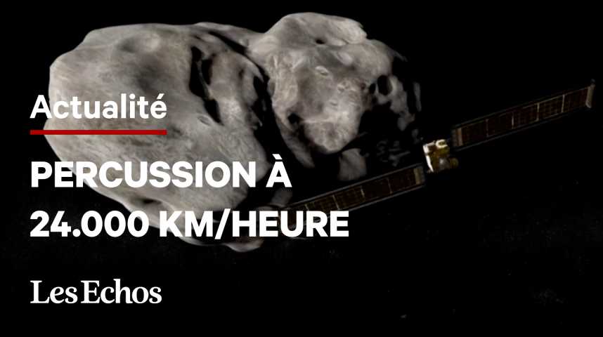 Illustration pour la vidéo Dévier un astéroïde : la mission kamikaze d'une sonde de la Nasa