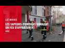 VIDEO. Au Mans, les sapeurs-pompiers simulent un feu d'appartement pour s'entraîner