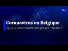 Coronavirus en Belgique : que préconisent les gouverneurs ?
