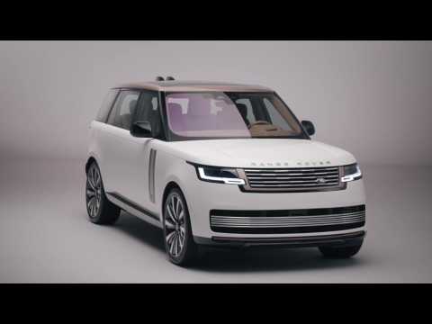 New Range Rover SV Serenity Long Wheelbase Icy White Design in Studio