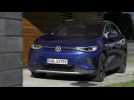 The new VW ID.4 Exterior Design in Blue