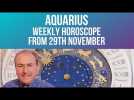 Aquarius Weekly Horoscope from 29th November 2021