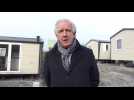 Inondations: des habitations modulaires pour les sinistrés de Vaux (Daniel Bacquelaine)