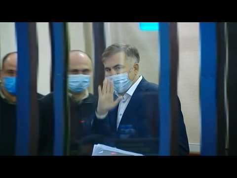 Georgia's ex-president Saakashvili goes on trial for abuse of office