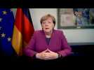 Angela Merkel urges Germans to get Covid-19 vaccines in final podcast