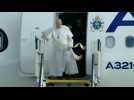Pope Francis arrives in Greece for a two day visit