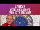Cancer Weekly Horoscope from 13th December 2021