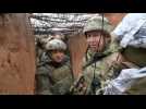 Ukrainian President Zelensky visits frontline amid Russian invasion fears