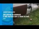 VIDEO. Saint-Nazaire : une oeuvre en hommage à l'ancien maire Joël Batteux sur le front de mer