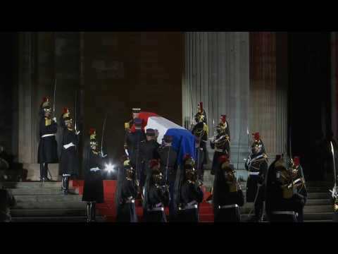 Josephine Baker's cenotaph carried into Paris's Pantheon before ceremony (2)