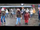 Un flashmob pour Viva For Life à Vielsam