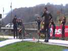 Un stade de biathlon à Albertville