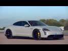 The new Porsche Taycan GTS Design in Crayon Grey