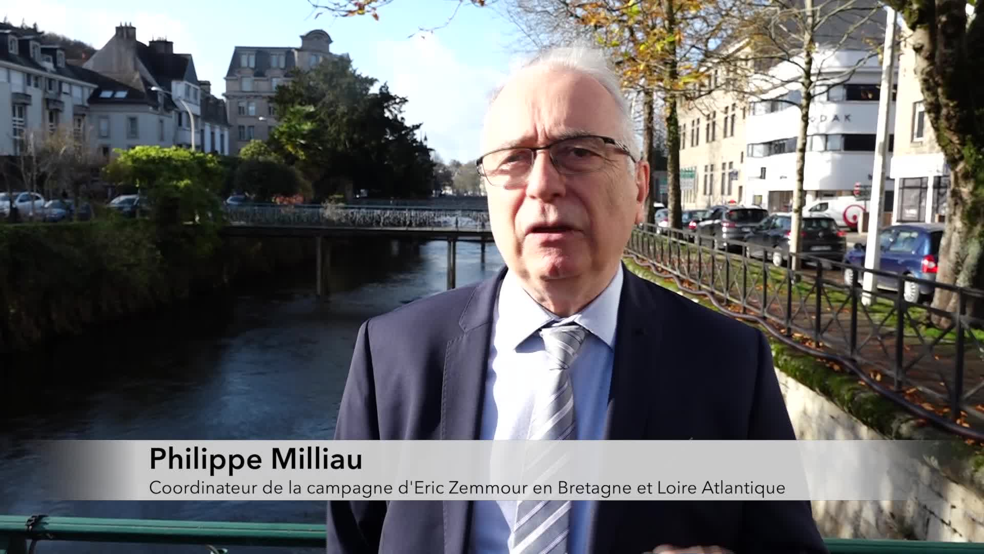 Philippe Milliau, un ancien du FN chef de file de la campagne d'Eric Zemmour en Bretagne (Tébéo-TébéSud)