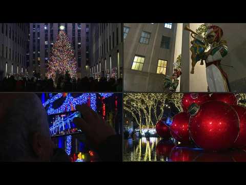 New York Christmas lights welcome the festive season