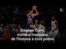 Basket-ball : Stephen Curry meilleur marqueur de l'histoire à trois points en NBA