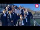 À Foix, magistrats et avocats manifestent