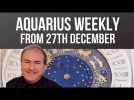Aquarius Weekly Horoscope from 27th December 2021