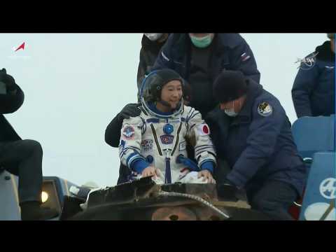 Japanese space tourists return to Earth after 12 days on ISS