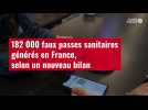 VIDÉO. 182 000 faux passes sanitaires générés en France, selon un nouveau bilan