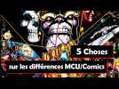 Marvel : 5 différences majeures entre les comics et les films