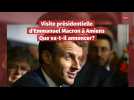 Que va annoncer Emmanuel Macron à Amiens le 22 novembre?