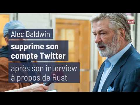 VIDEO : Alec Baldwin supprime son compte Twitter aprs son interview  propos de Rust